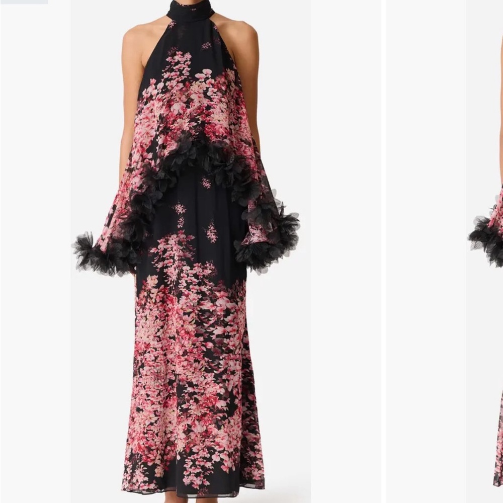 Elliatt Tulsia Floral Georgette Gown